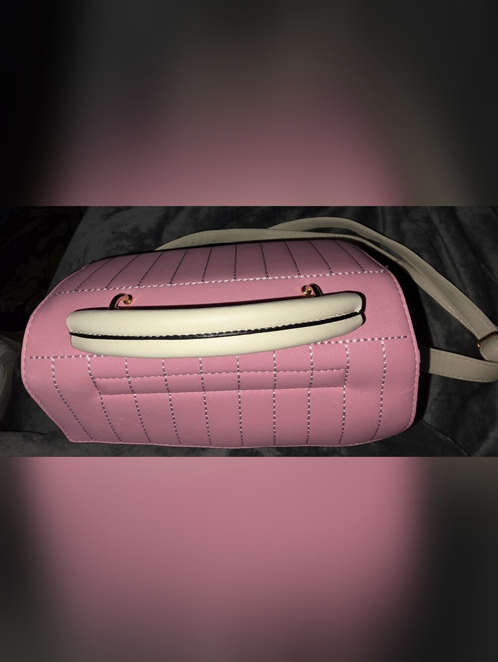 Pink & Cream Novelty House Crossbody Bag - Picture 5 of 7